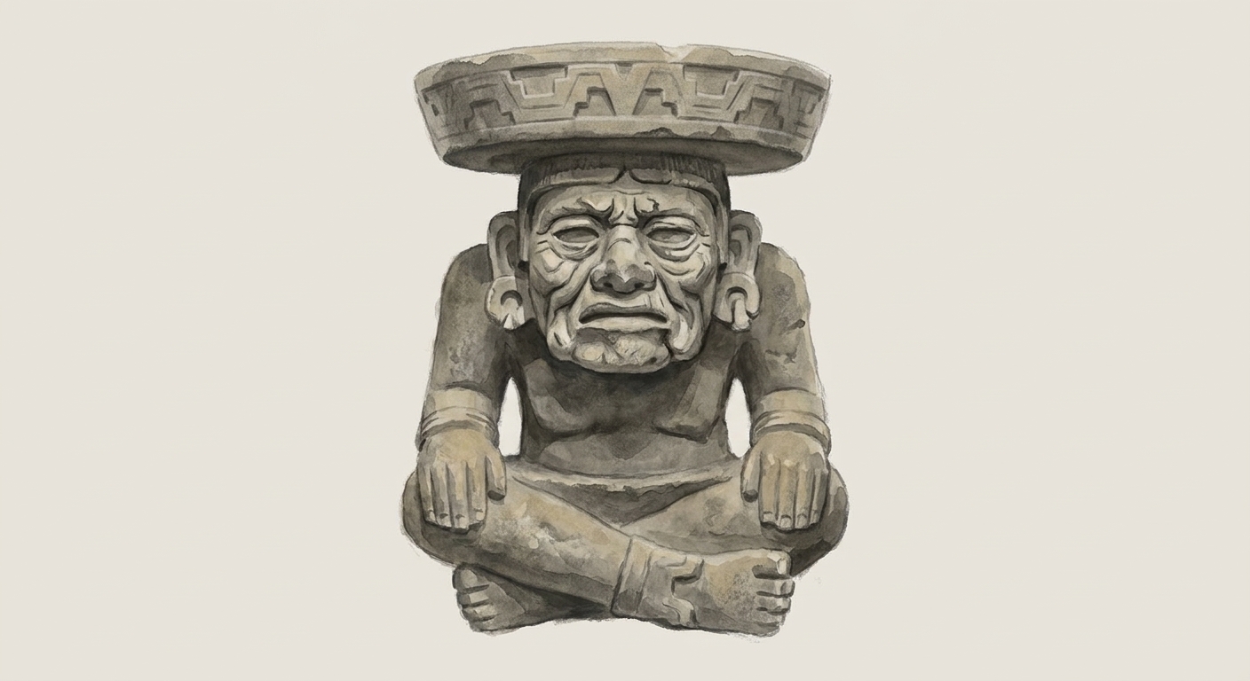 Huehuetéotl (Dios Viejo del Fuego)